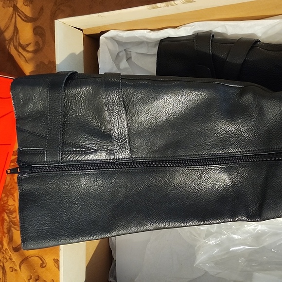 Born on Concept 3", 16" Knee High Boots Genuine Leather - Picture 5 of 7